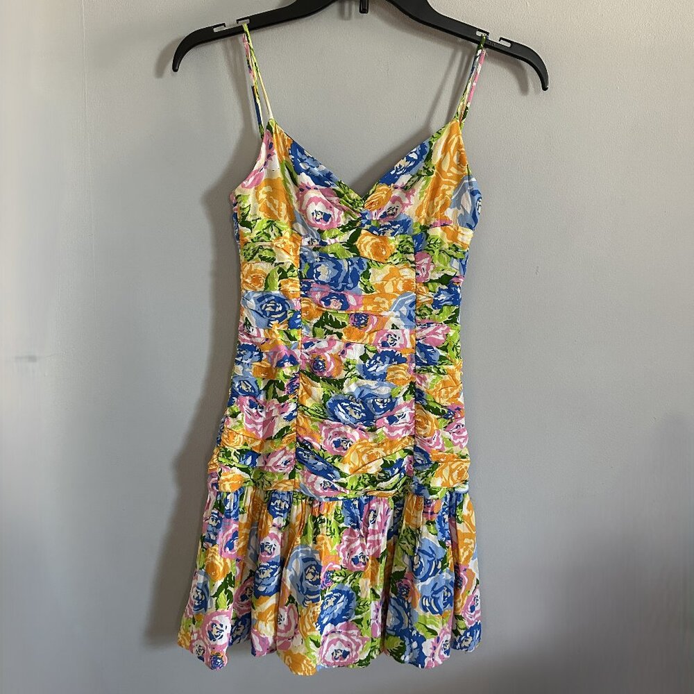Zara Floral Mini Dress Size XS